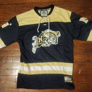 Navy Midshipman Mens Sz Small Hockey Jersey